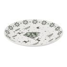 Altom Design, Grenlandia, talerz deserowy nbc, 20 cm, zielony