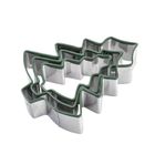 Altom Design, komplet 3 wykrawaczy, choinka, zielony