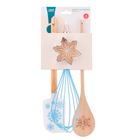 Altom Design, komplet do pieczenia: szpatułka, wykrawacz, trzepaczka, łyżka drewniana