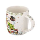 Altom Design, kubek bałwanek nbc, 400 ml, z maskotką, color box