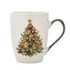 Altom Design, kubek choinka zielona nbc, 340 ml, ze skarpetami, color box