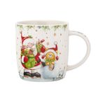 Altom Design, kubek Mikołaj nbc, 400 ml, z maskotką, color box