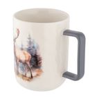 Altom Design, kubek wysoki nbc, 450 ml, jeleń