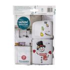 Altom Design, magnes na lodówkę, 38-38 cm, bałwanek