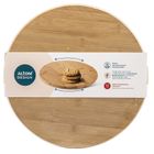 Altom Design, patera okrągła bambusowa, obrotowa, 32-3.5 cm