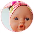 Anek dla Dzieci, lalka bobas z kokardą, różowa