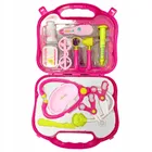 Anek dla Dzieci, zestaw lekarski w walizce, różowy
