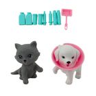 Ankiki, laleczka weterynarz z pieskiem i kotem