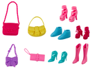 Anlily, lalka, zestaw z ubraniami i akcesoriami