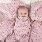 Apaszka dziewczęca, różowa, Nicol