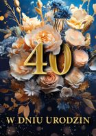 Armin Style, karnet B6, efekt 3D, urodziny 40