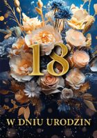 Armin Style, karnet B6 z kopertą, urodziny 18