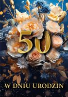 Armin Style, karnet B6 z kopertą, urodziny 50