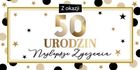 Armin Style, pudełko ozdobne na pieniądze, 50 urodziny