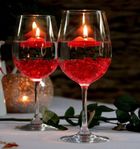 Arpex, świeca pływająca, Serce, 4-4 cm, 6 szt.