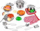 Artyk, zestaw metalowych garnków z akcesoriami, 23 elementy
