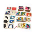 Askato, Pomysłowy skrzat, układanka zwierzęta, dopasuj kształty i cienie