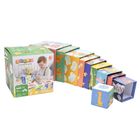 Askato, wieża do układania, 10 kartonowych sześcianów