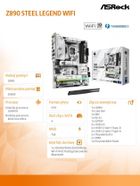 ASRock, płyta główna, Z890 STEEL LEGEND WIFI ATX