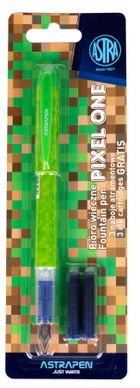 Astra, Astrapen, pióro młodzieżowe + 3 naboje, Pixel One, 1 szt.