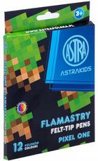 Astra, Pixel One, flamastry okrągłe, 12 kolorów