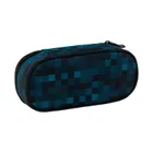Astrabag, piórnik owalny, Blue Pixel