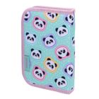 Astrabag, piórnik, rozkładany, pojedynczy, z wyposażeniem, Minty Pandas