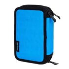 Astrabag, piórnik rozkładany, potrójny, z wyposażeniem, Blue Pixel