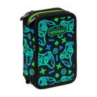 Astrabag, piórnik rozkładany, potrójny, z wyposażeniem, Game On