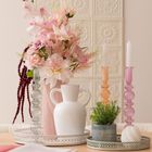 Atmosphera, bukiet sztucznych kwiatów, Wild romance, różowy, 60 cm