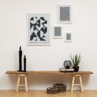 Atmosphera, drewniany stołek, Nyar, średnica 28 cm