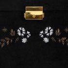 Atmosphera, elegancka szkatułka na biżuterię z 3 szufladkami i lusterkiem, welurowa