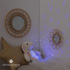 Atmosphera for kids, Króliczek, pluszowy projektor ze światłem, 34 cm