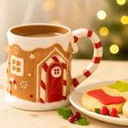 Atmosphera, kubek świąteczny, dom z piernika, 500 ml