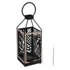 Atmosphera, lampion metalowy ażurowy, wys. 38 cm
