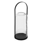 Atmosphera, latarenka, LED, szkło i metal, 35 cm