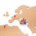 Atmosphera, mapa świata na ścianę do zaznaczania miejsc, 102-50 cm, korkowa