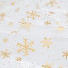 Atmosphera, obrus na stół, z płatkami śniegu, plamoodporny