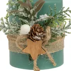 Atmosphera, ozdobna świeca parafinowa LED, 10 cm