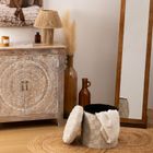 Atmosphera, Pasti, pufa okrągła składana, tuftowana, średnica 38 cm