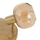 Atmosphera, Pilla, lampy sufitowe, złoto i szklane klosze, 3 punktowe