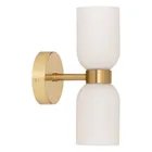 Atmosphera, Rio, szklany kinkiet ścienny, 2 źródła światła, wys. 26,5 cm