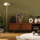 Atmosphera, Savio, lampa podłogowa grzybek, metalowa, 140 cm