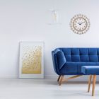 Atmosphera, zegar ścienny z rattanu, Ø 73 cm