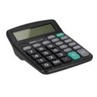 Axel, kalkulator biurowy, czarny, 12 cyfrowy wyświetlacz