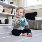 Baby Einstein, Rattle & Sense, piłka sensoryczna z gryzakiem