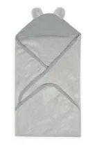 BabyMatex, kocyk z kapturkiem, koala muślin, szary, 95-95 cm