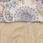 BabyMatex, Maxi Print, Wzory azteckie, okrycie kąpielowe, beżowe, 100-100 cm