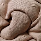 BabyOno, kocyk bawełniany z ociepleniem, ciemny beż, 75-100 cm