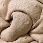 BabyOno, kocyk bawełniany z ociepleniem, jasny beż, 75-100 cm